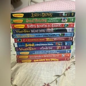 Lot of 11 Veggietales DVDs!